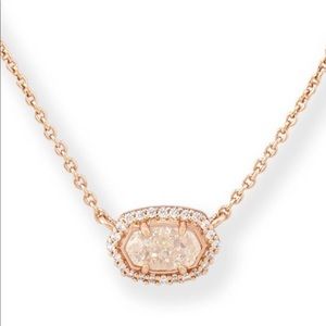 Kendra Scott rose gold necklace
